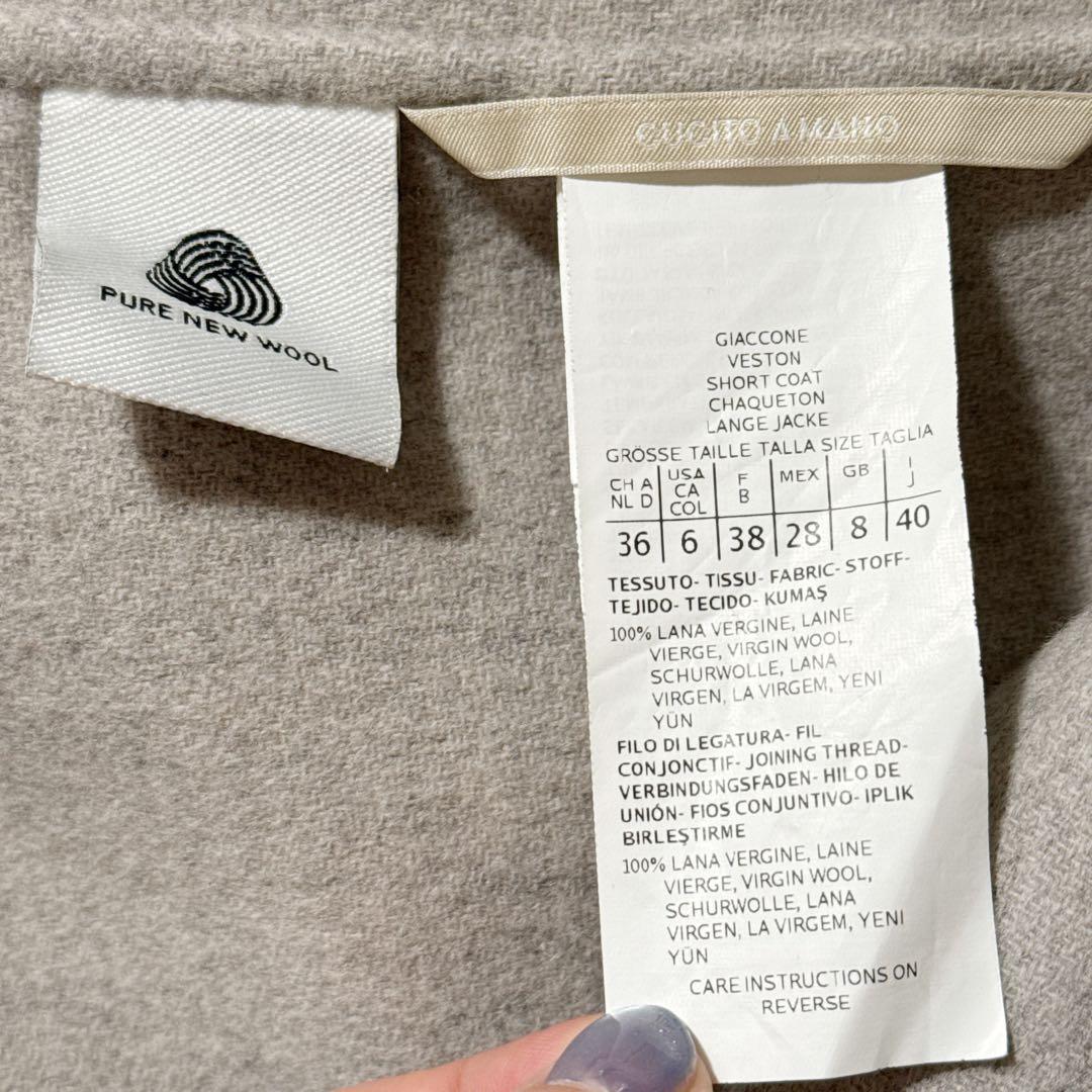 近年 エスマックスマーラ クチートアマーノ リバーコート ベルテットコート