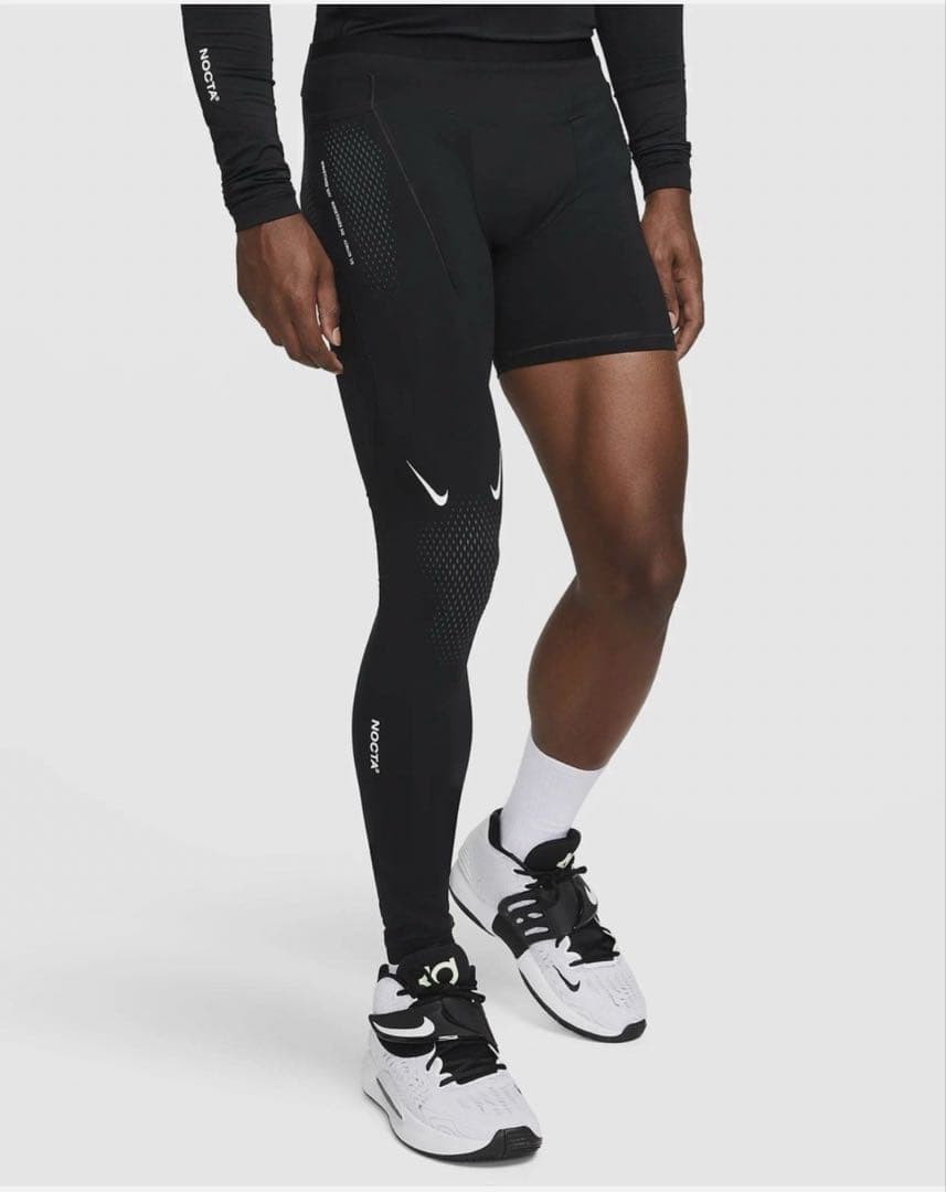 NOCTA メンズシングルレッグバスケットボールタイツ（右）完売モデル