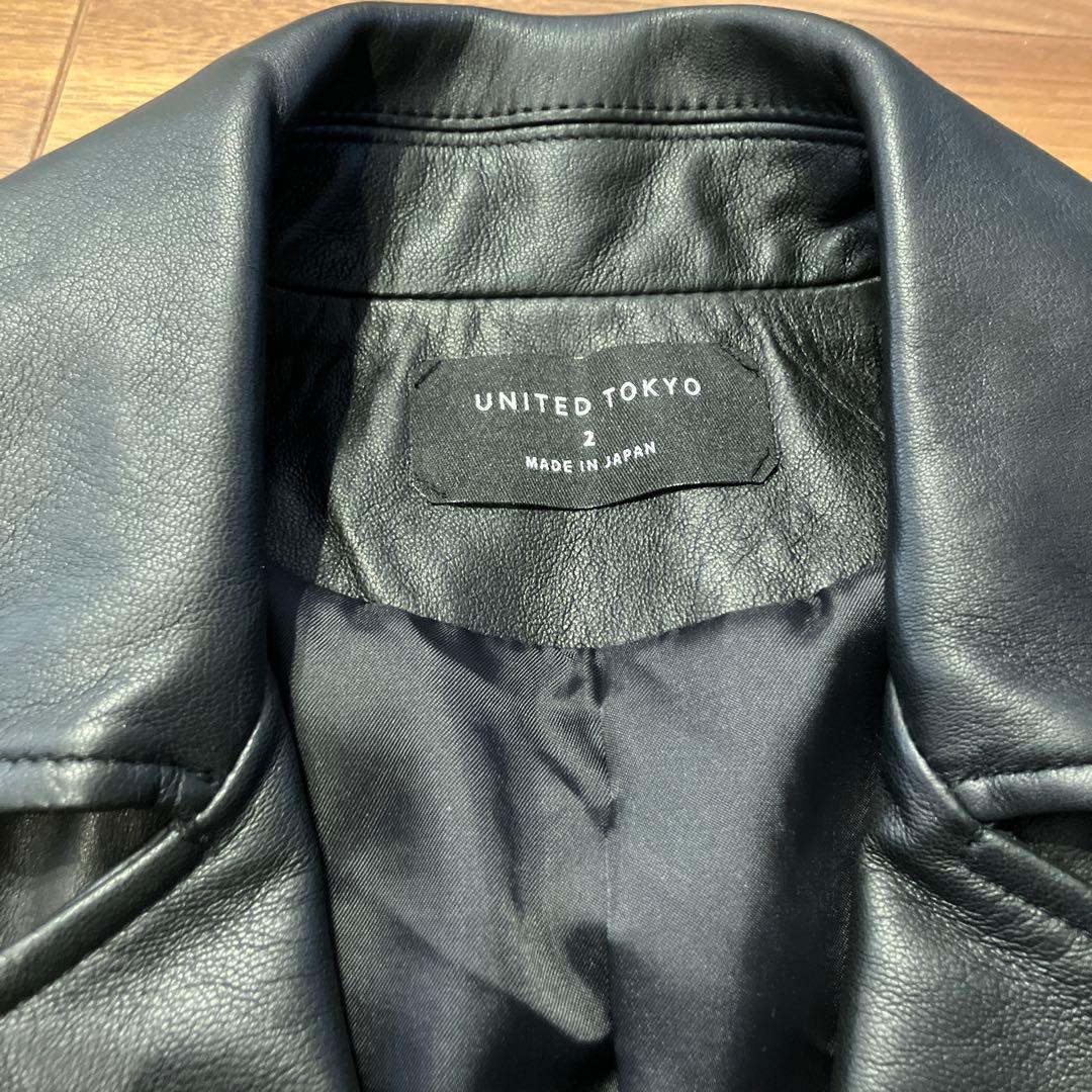 UNITED TOKYO ダブルライダースジャケット Size 2