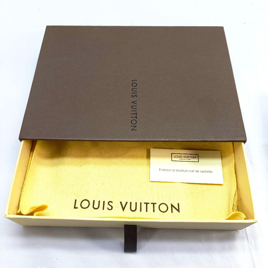 美品 ルイヴィトン エピ ポルトフォイユ トレゾール 　二つ折り財布