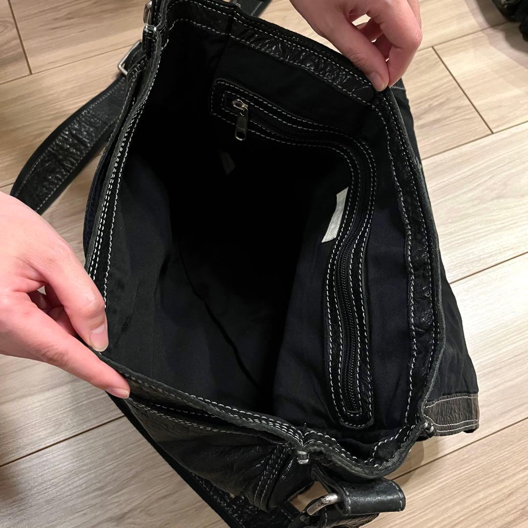 DIESEL メッセンジャーバッグ　本革