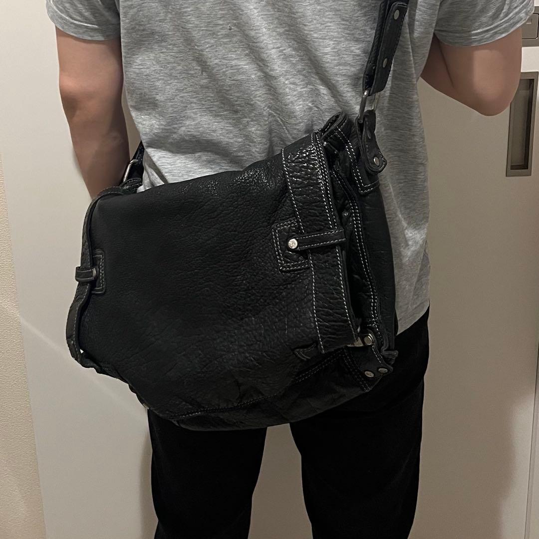 DIESEL メッセンジャーバッグ　本革