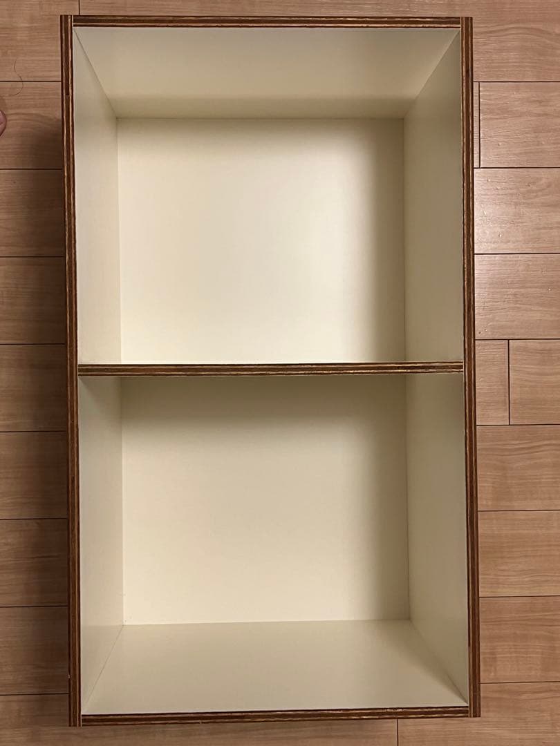 D&DEPARTMENT LAUAN SHELVES 2列（ホワイト）