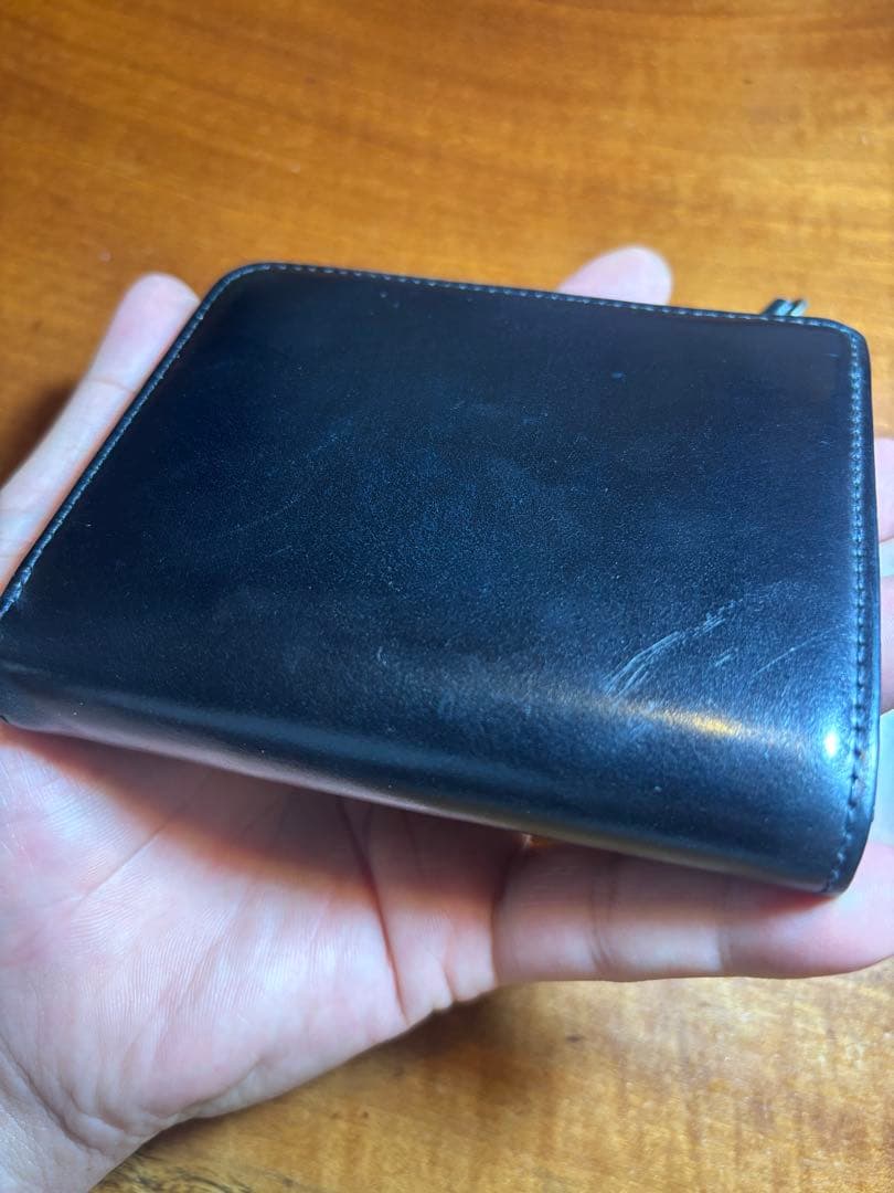 WARMCRAFTS MANUFACTURE L字ファスナー財布 ネイビー