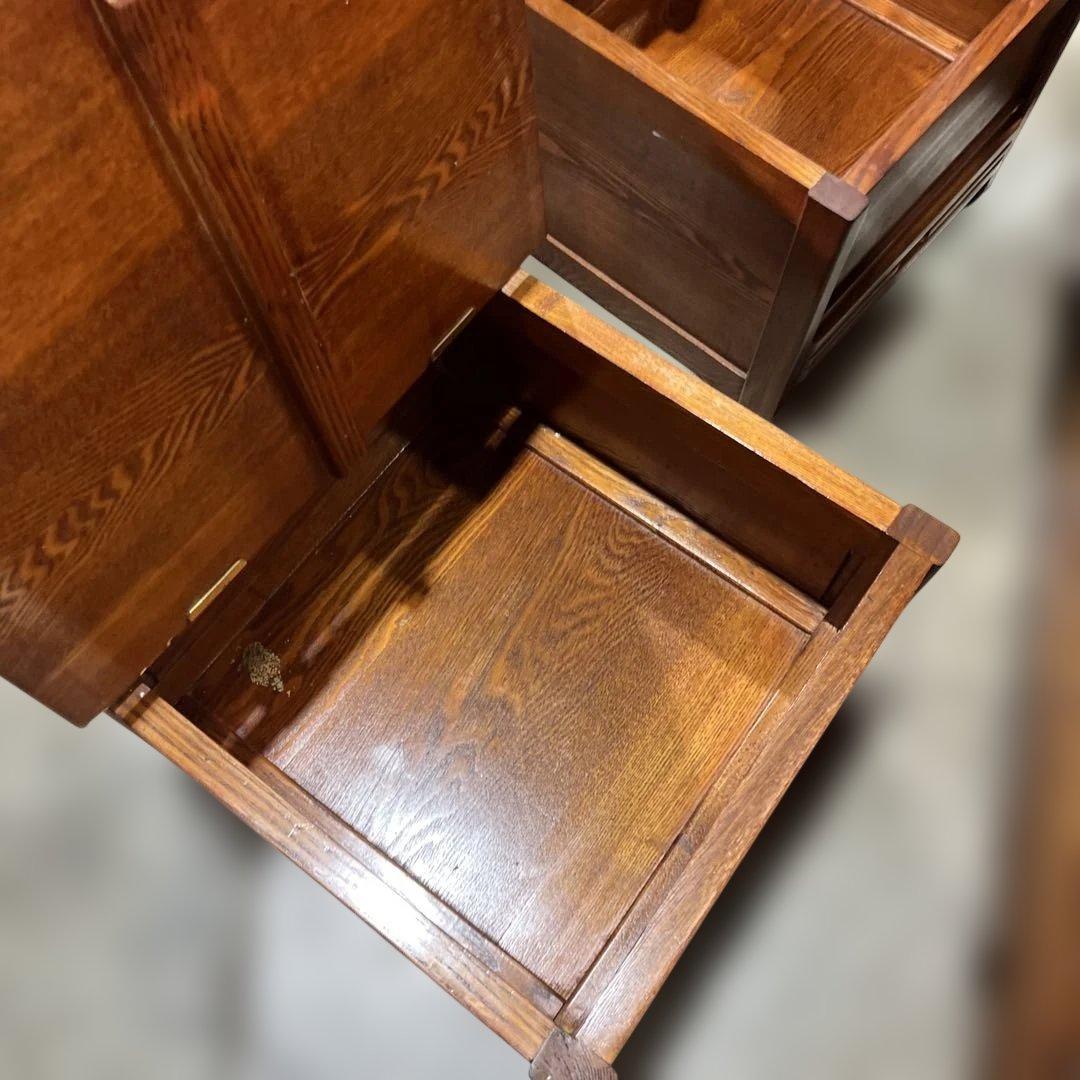 【引出し付】囲炉裏ダイニングセット◆程度良好◆