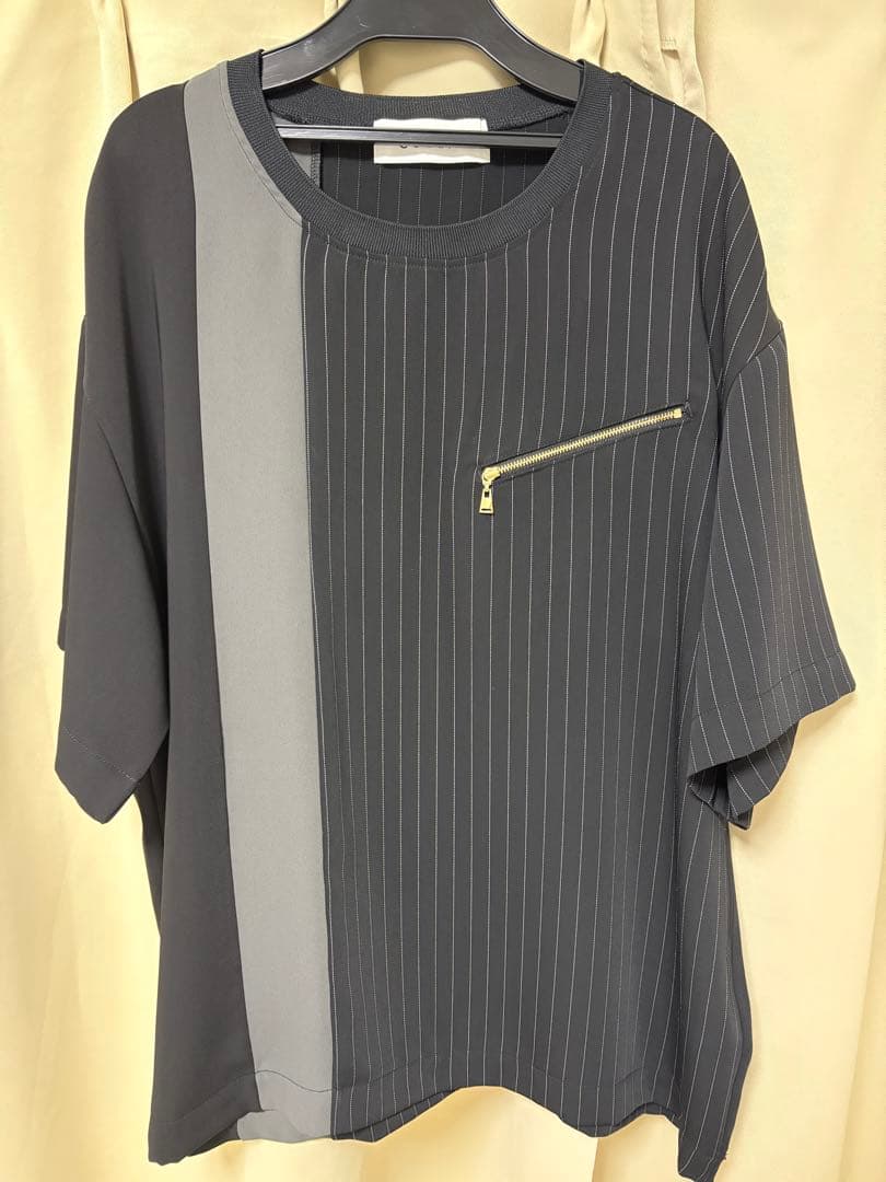 【CULLNI】 Double Satin Bi Color Pullover