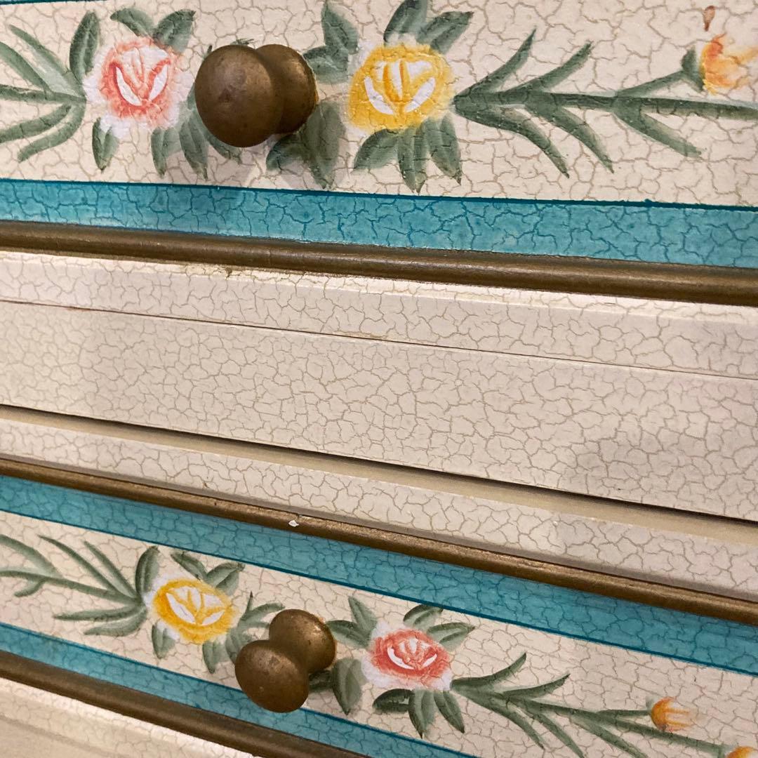 ロココ調 キャビネット 猫足 家具 収納 タンス インテリア アンティーク