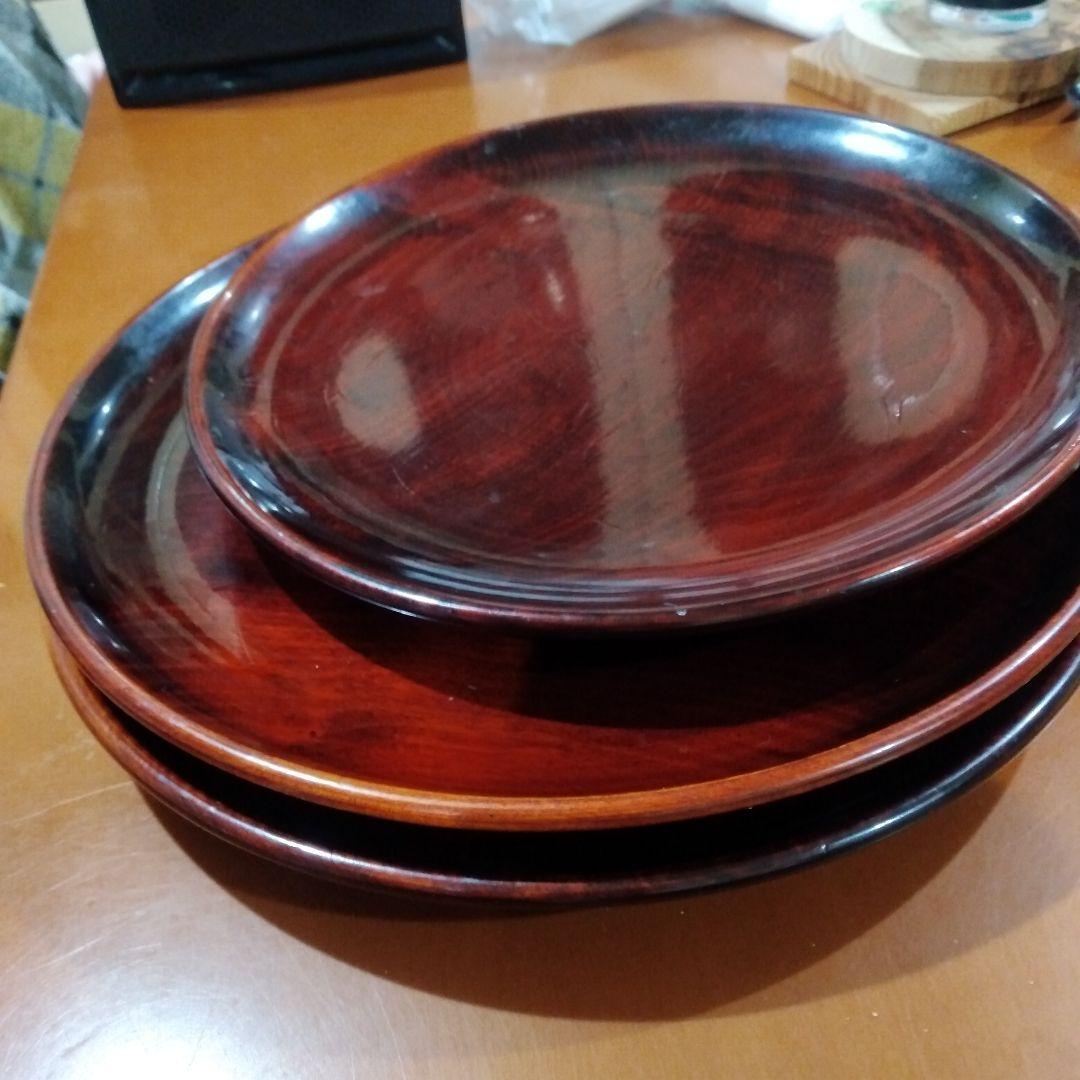 仁城義勝　平皿三枚