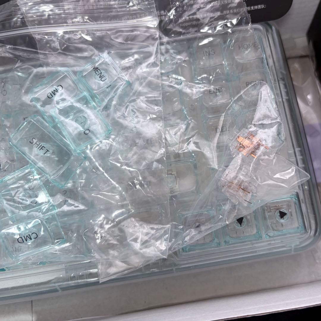 YUNZII X71 キーボード ブルー