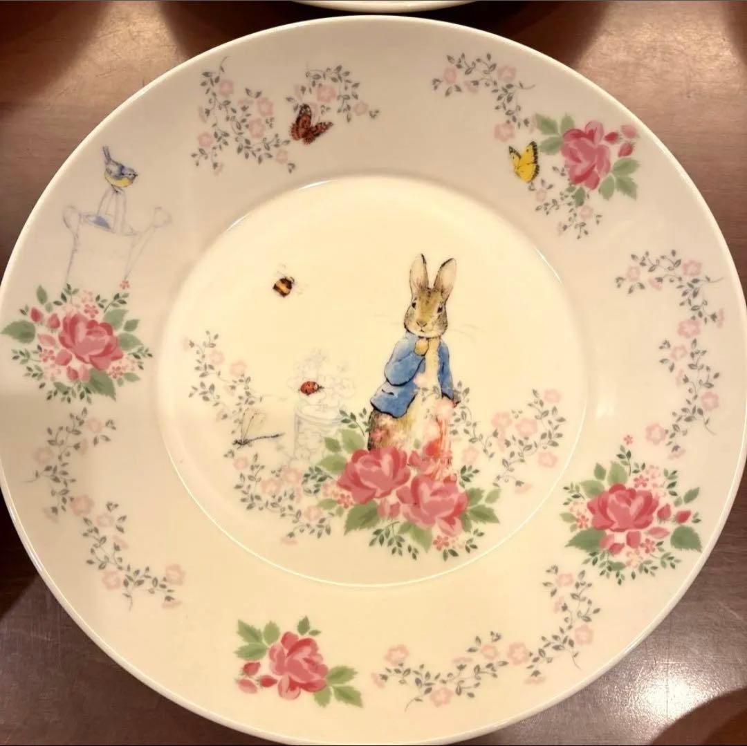 新品　未使用　ピーターラビット　陶器製　カレーパスタ皿　サラダボウル　コップ