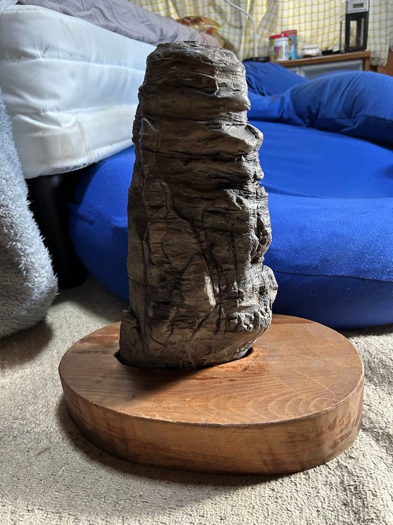 レトロ　石　置物