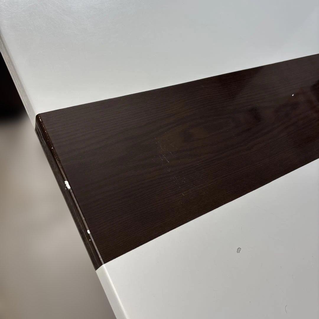 こたつテーブル ホワイトとダークブラウンのこたつ 120 × 80