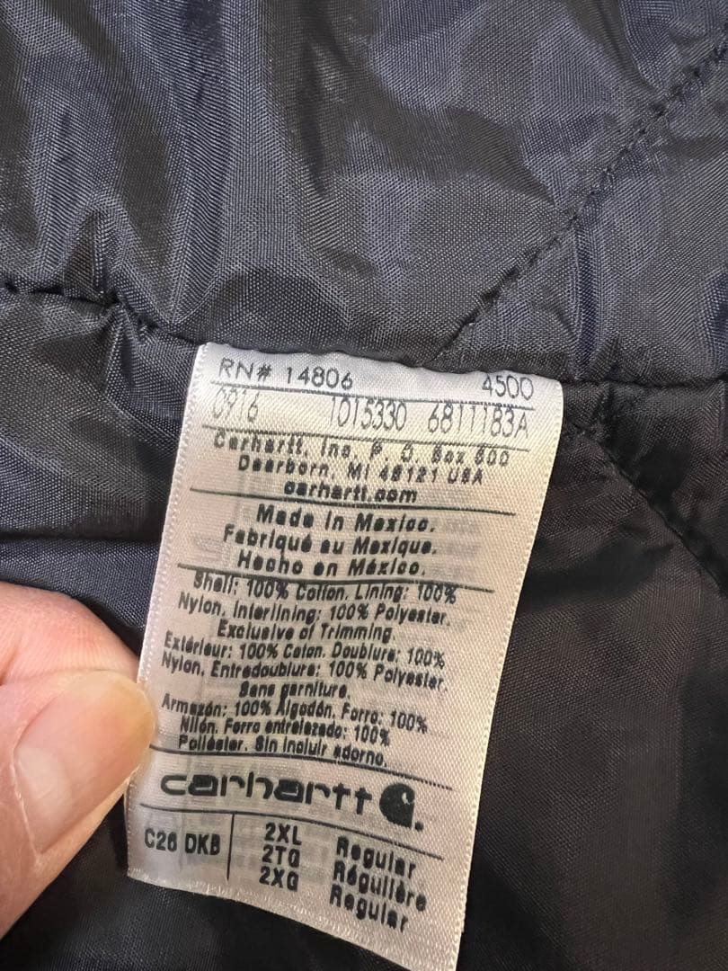 カーハートCarharttダック トラディショナルコート2XL 【値下げ中】