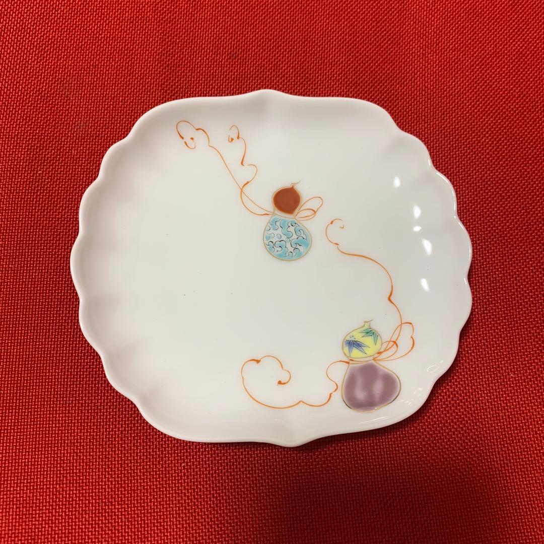 【値下げ】深川製磁 小鉢 花ひょうたん 皿 箱付　5皿セット　新品未使用