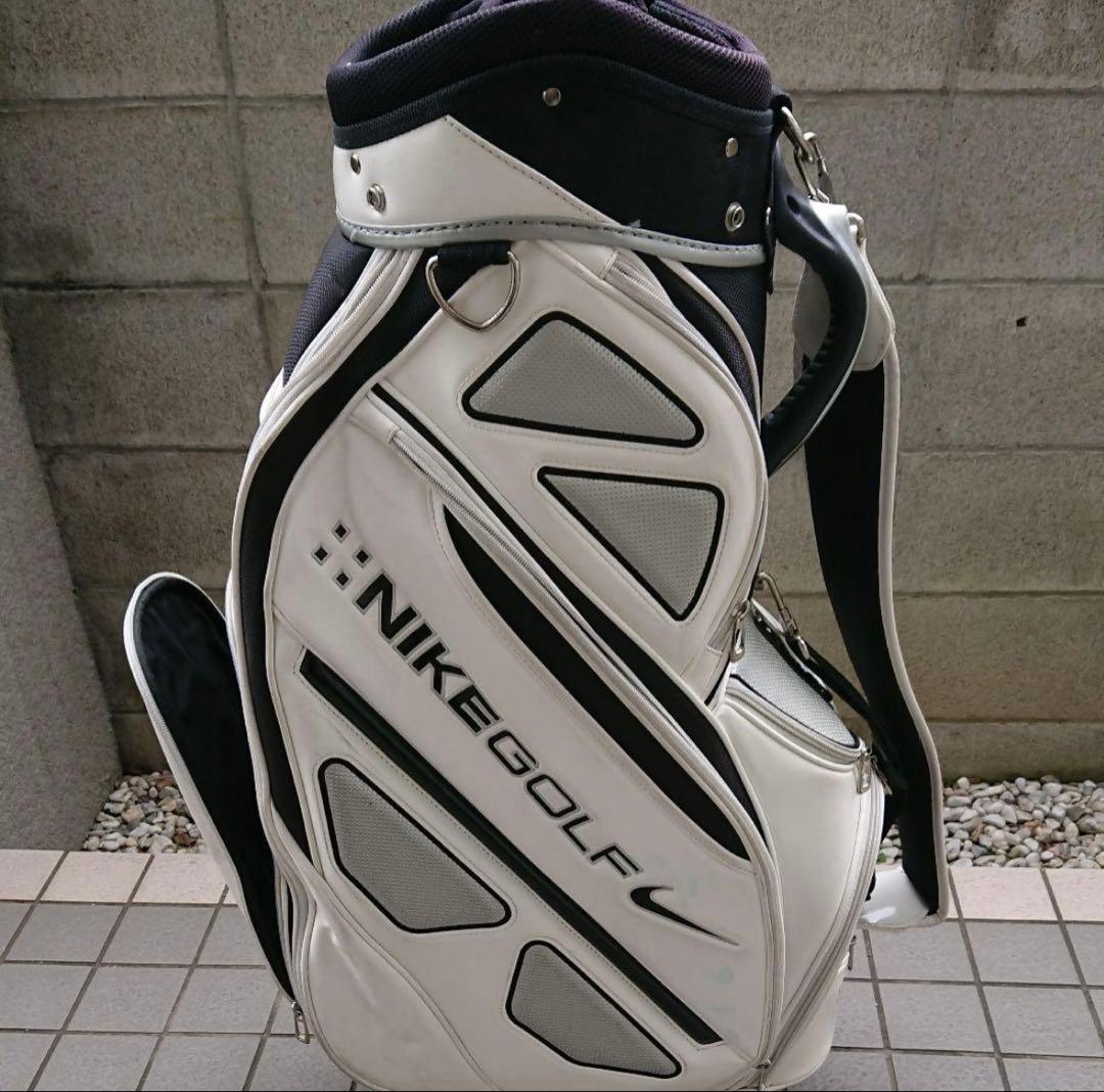 NIKE (ナイキ) GOLFキャディバッグ ホワイト/ブラック