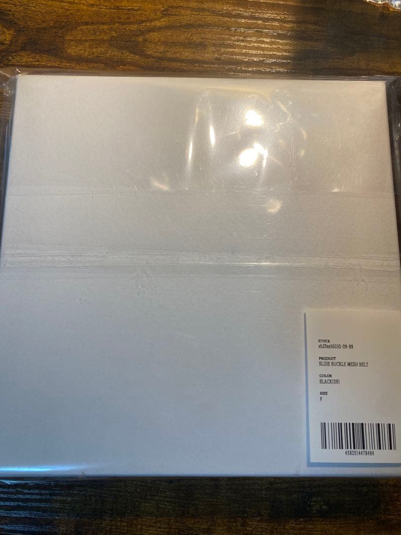 た*ご様 shiun SLIDE BUCKLE MESH BELT