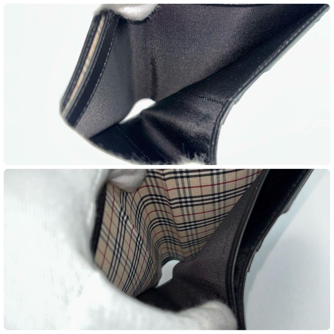 ✨新品未使用✨　BURBERRY ノバチェック　がま口　三つ折り 男女兼用　希少