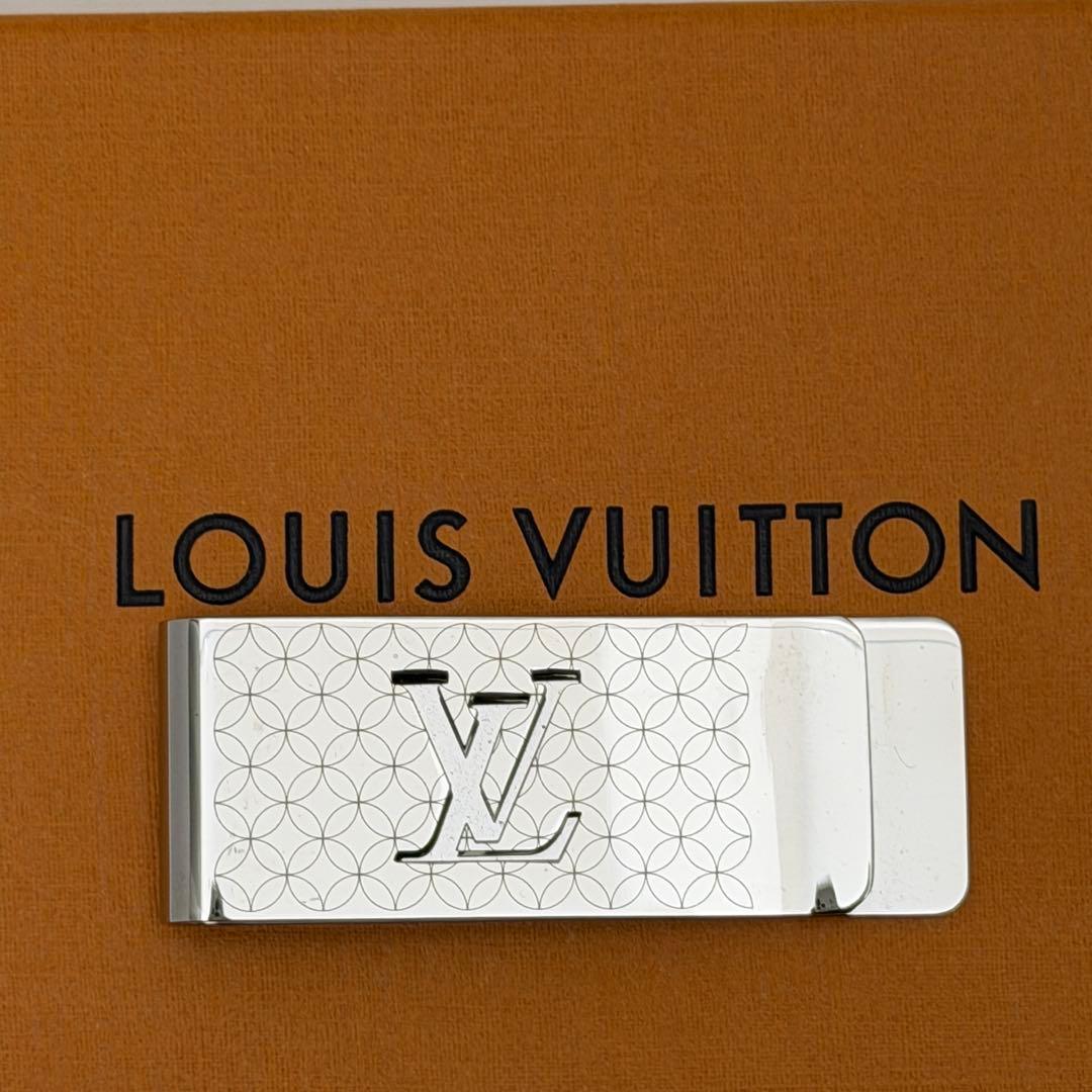 極美品 ルイヴィトン ビルクリップ・シャンゼリゼ M65041 マネークリップ