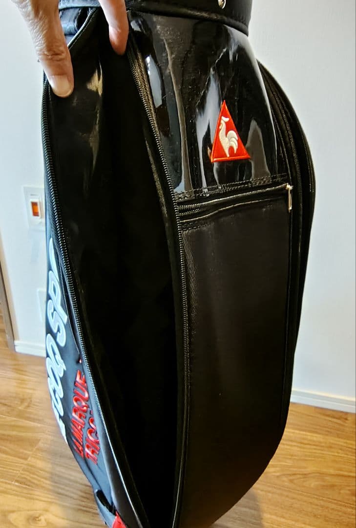 LE COQ SPORTIF ゴルフバッグ FR-1862 黒/赤