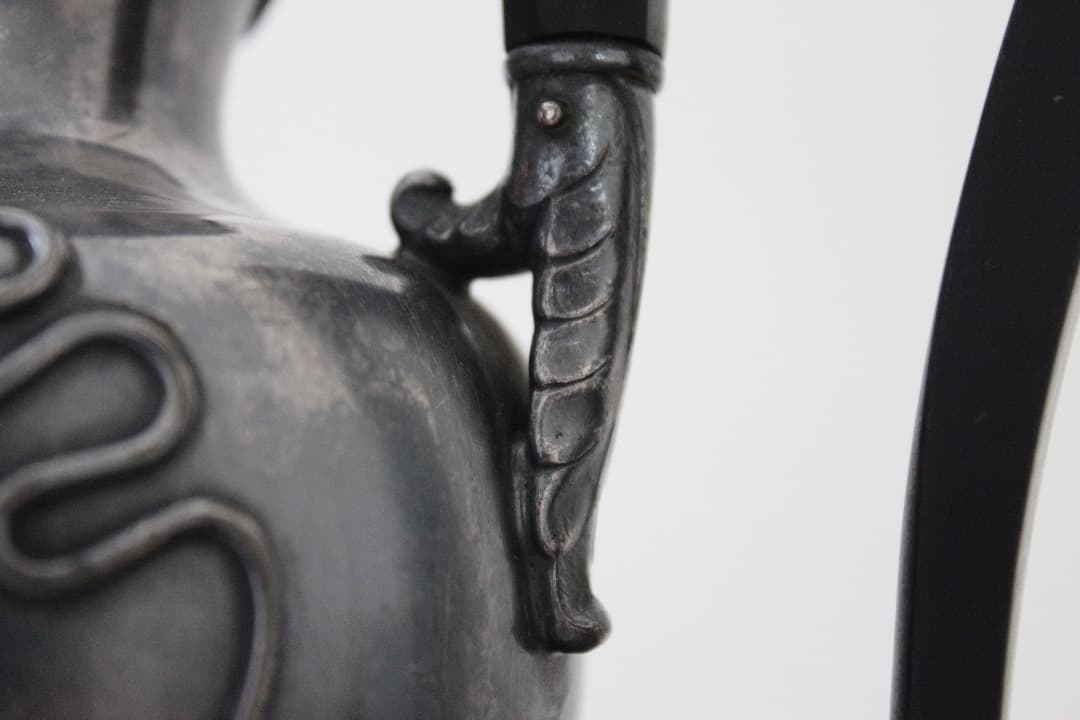 アンティーク　アール・ヌーヴォーデザイン　ポット・シュガーポット・クリーマー