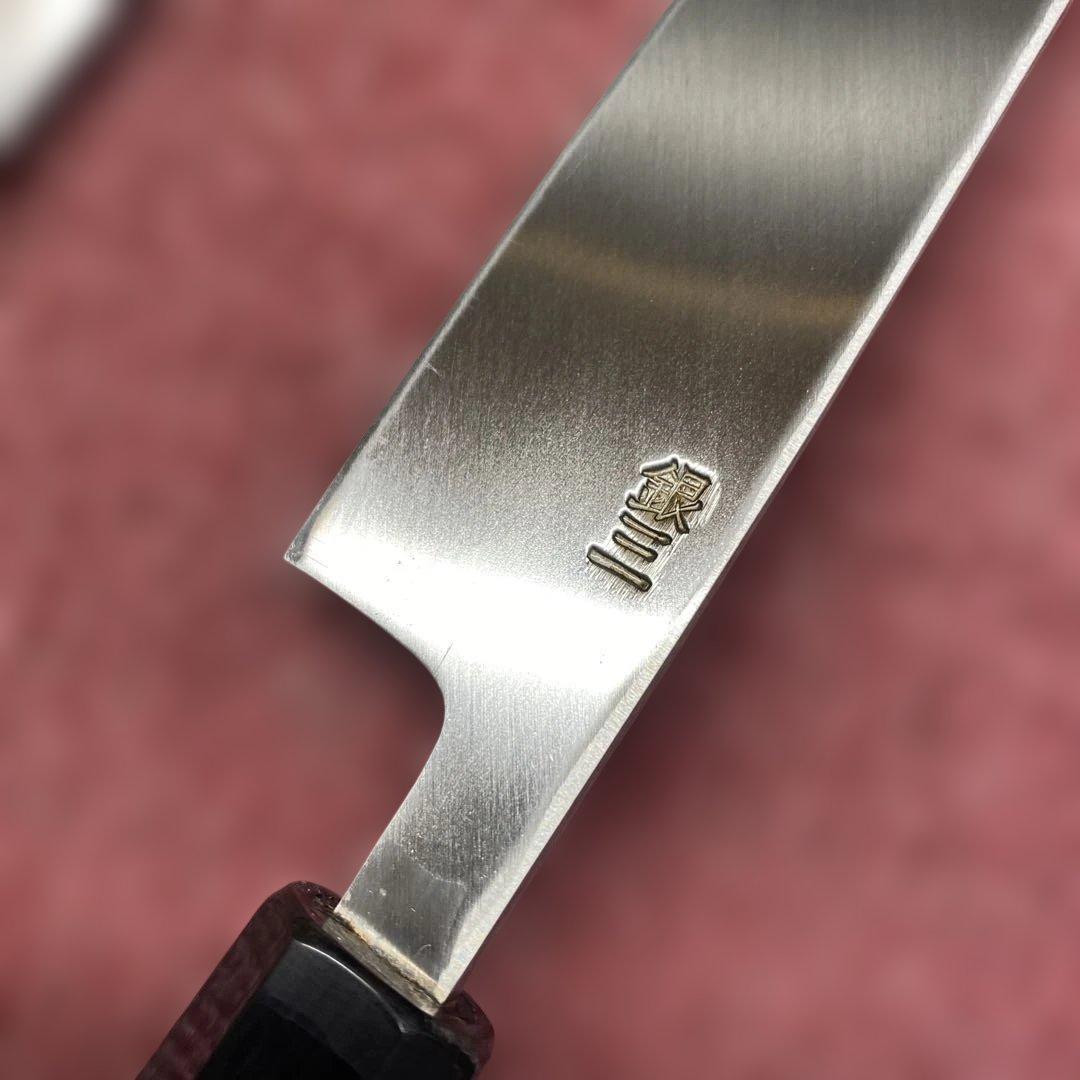 銀三　特製万能型ペティ包丁150㎜5寸とケンムキ包丁180㎜6寸のセット