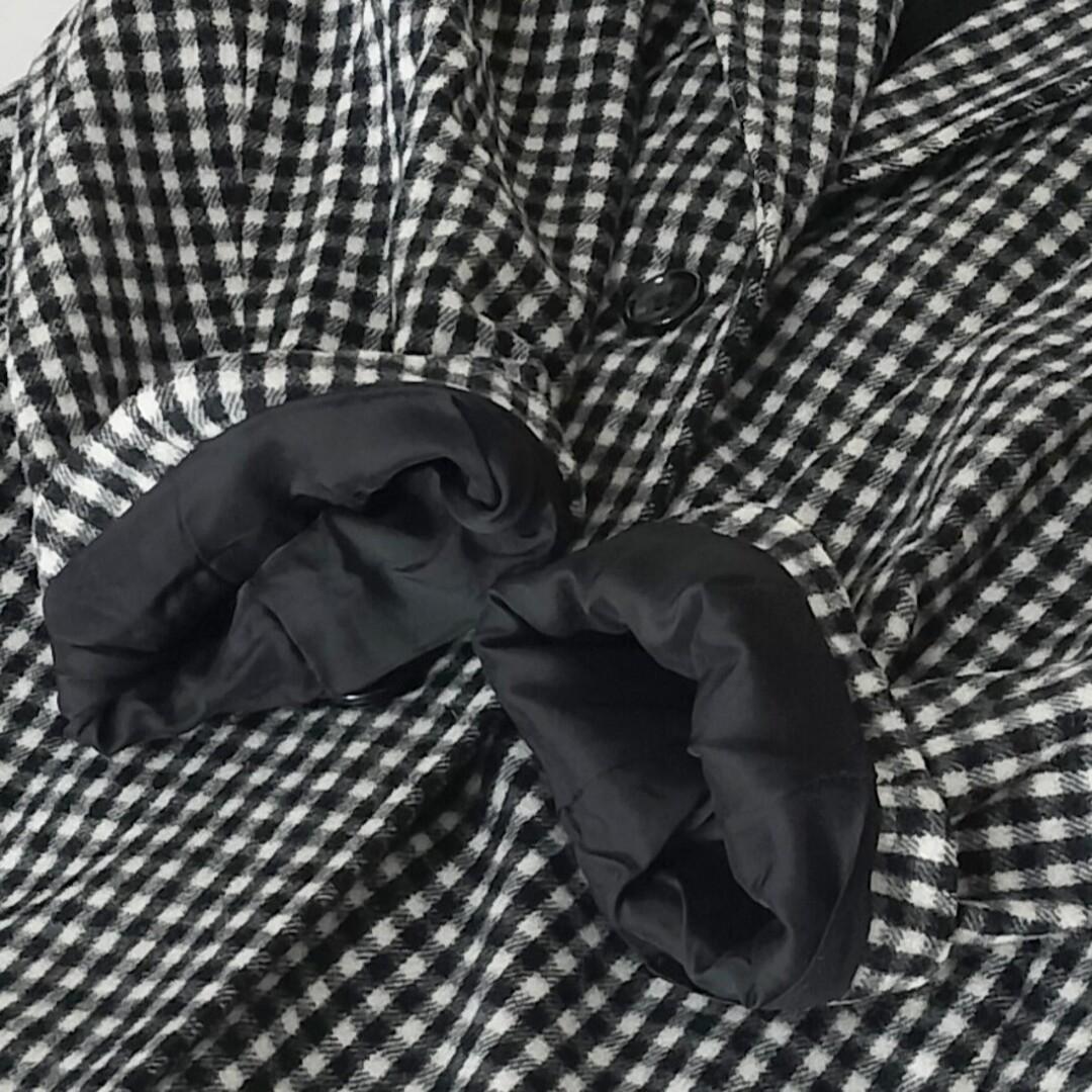 美品 theory luxe チェック柄 チェスターコート 38