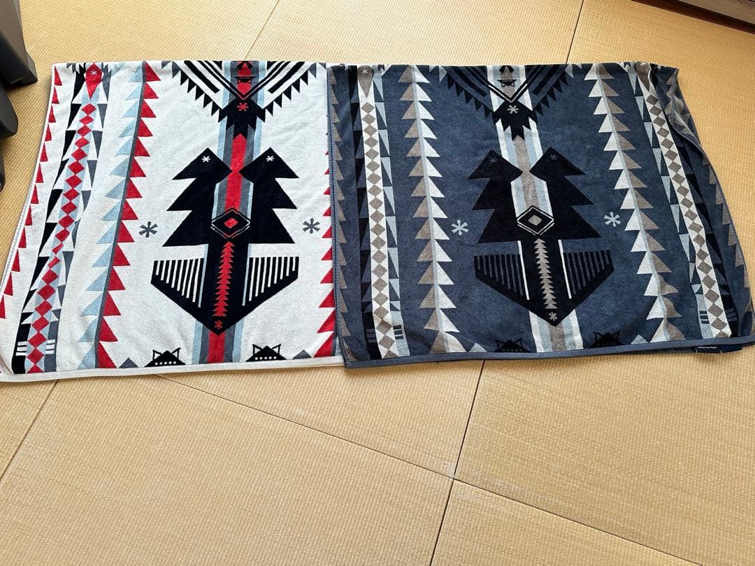  peak×PENDLETON タオルブランケット グレー一枚
