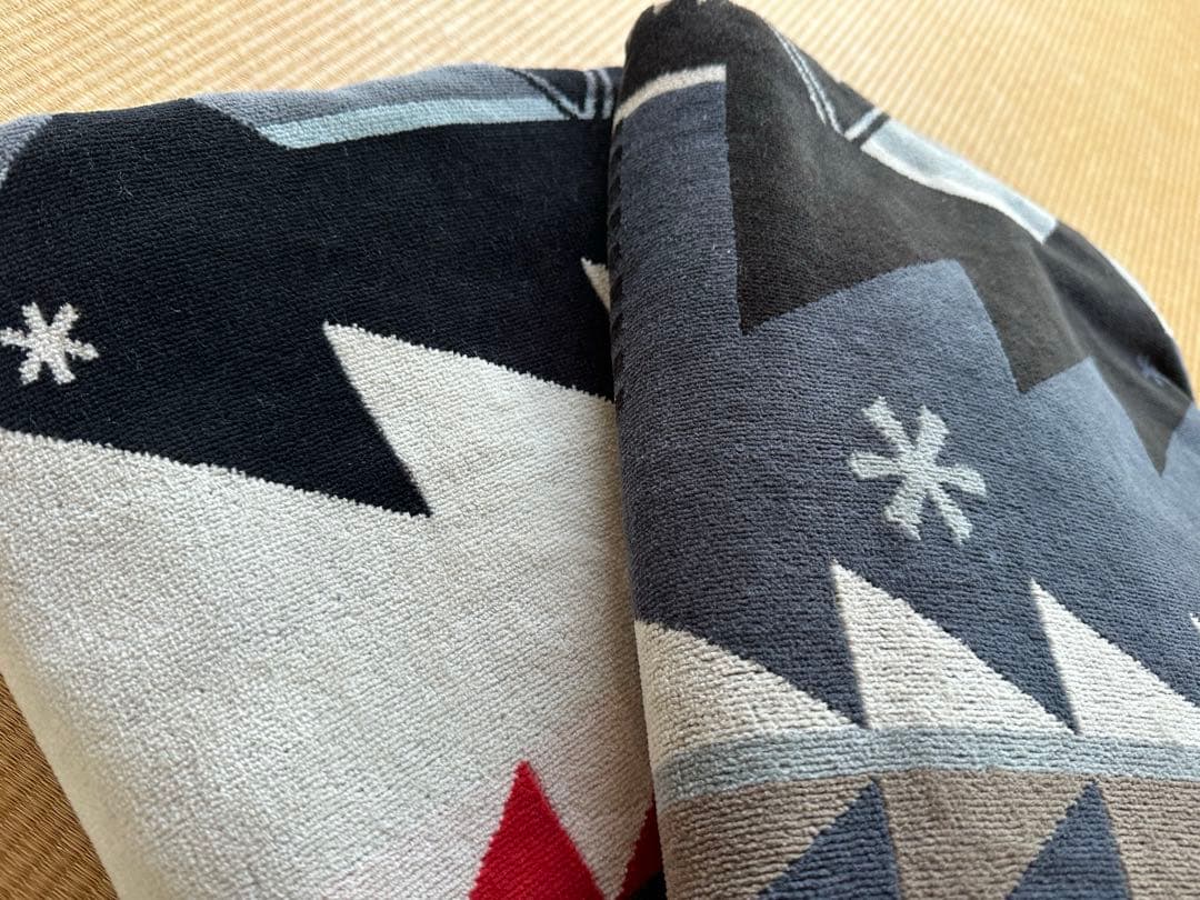  peak×PENDLETON タオルブランケット グレー一枚