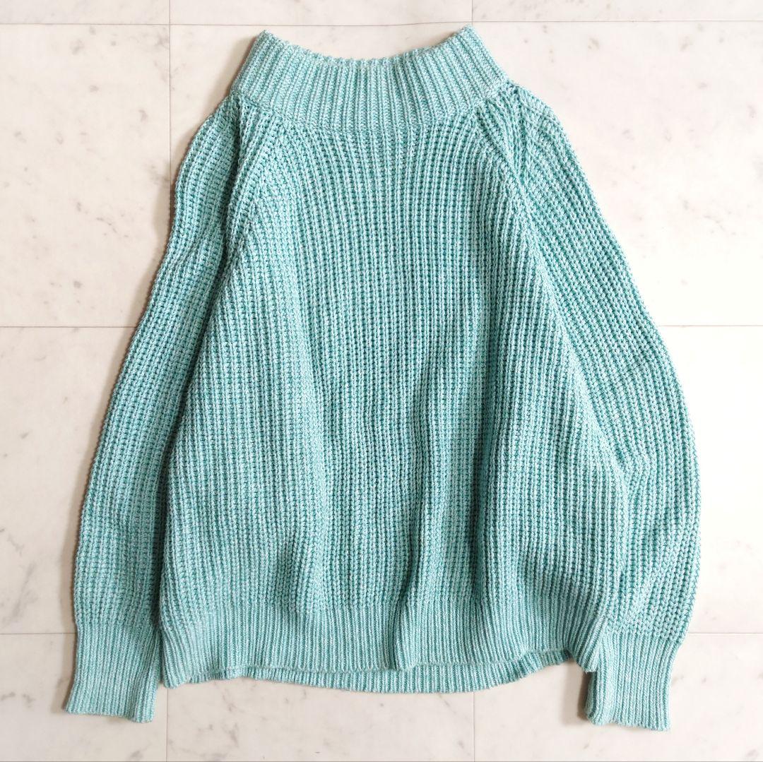 美品♪ ロンハーマン カシミヤ コットン ドルマンスリーブ ニット ライトブルー