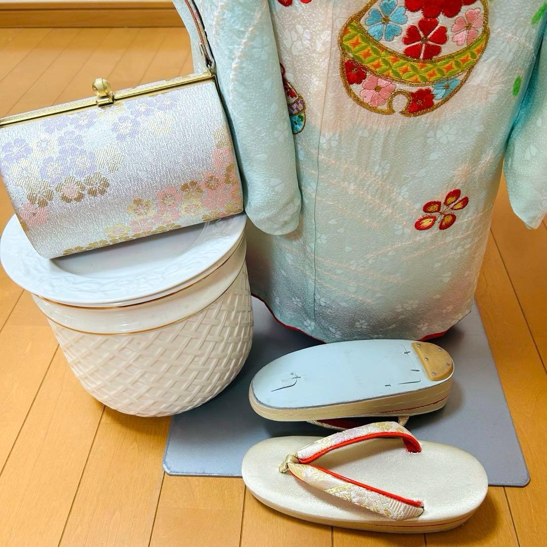 専用No.121 七五三　7歳 正絹着物フルセット　　高島屋　　訳あり