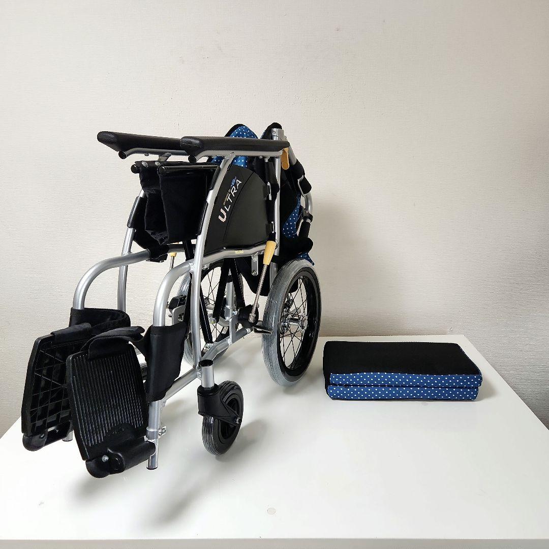 日進医療器　介助用　超軽量　ULTRA　ノーパンクタイヤ　車椅子　NAH-U1