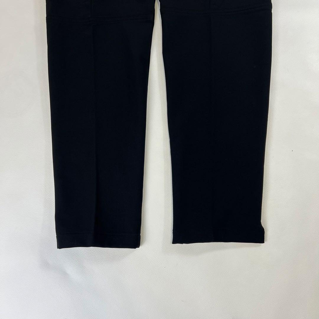 【美品✨】デサントゴルフ パンツ ウェア 裏起毛 ストレッチ ロゴ XL 黒