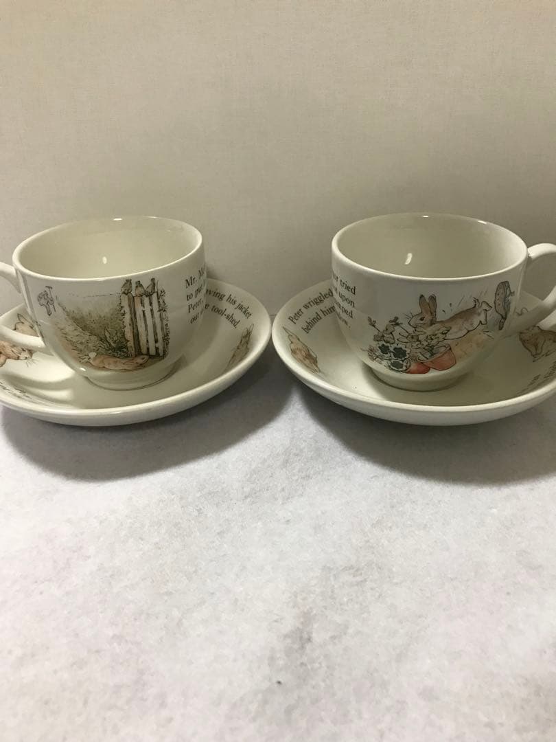 未使用　PETER RABBIT カップ&ソーサー　プレート　WEDG WOOD