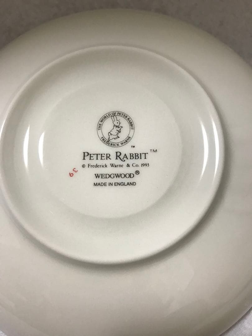 未使用　PETER RABBIT カップ&ソーサー　プレート　WEDG WOOD