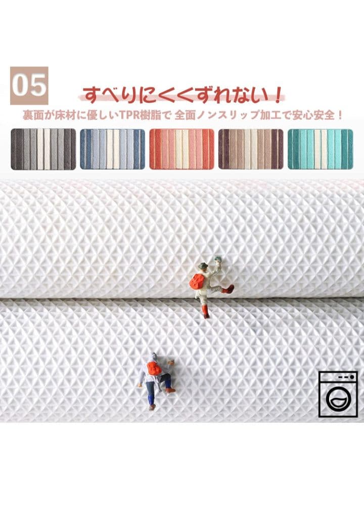 ✨バスマット ブルー 足ふきマット 北欧風 吸水速乾 ふわふわ 厚手 洗濯可能