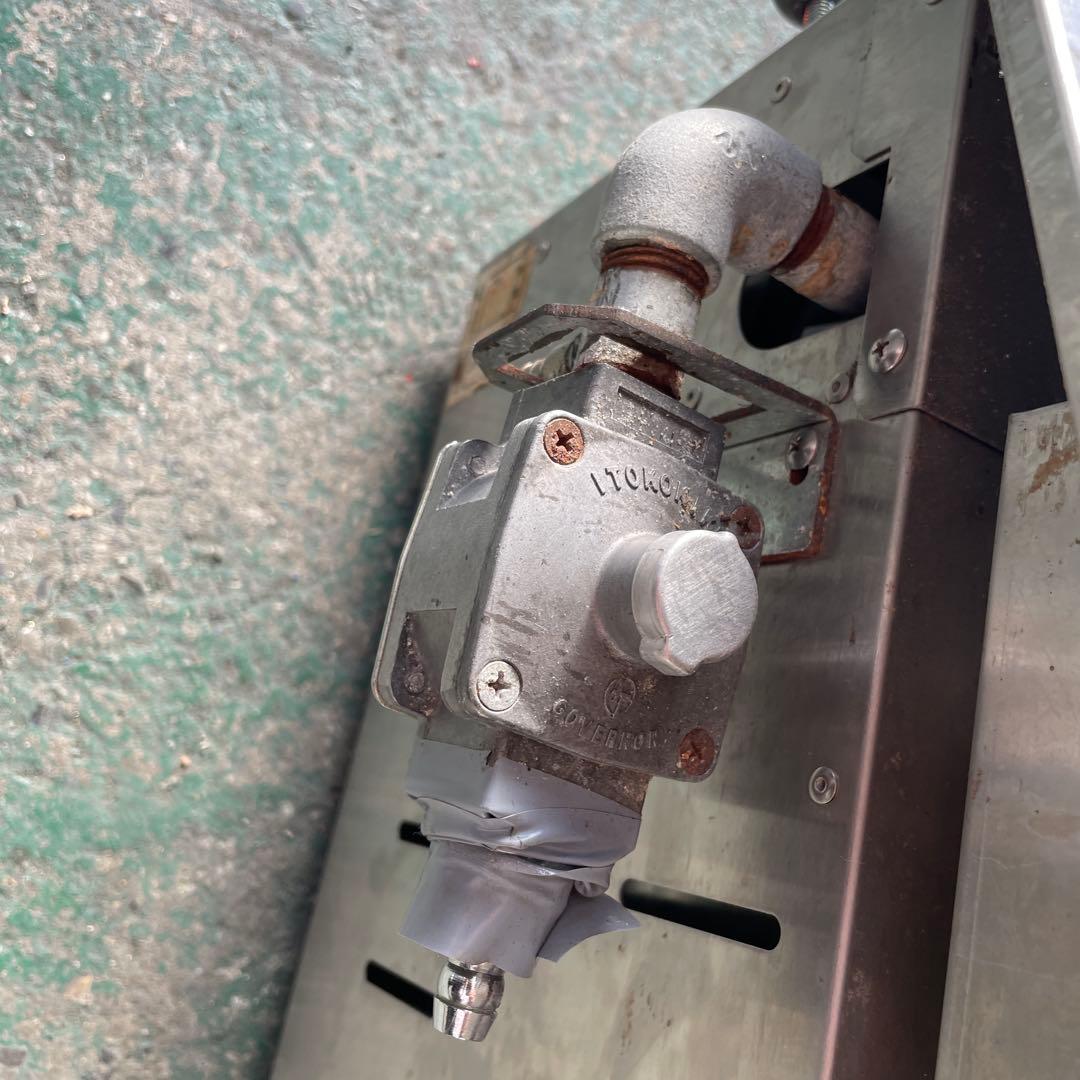 ステンレス製ガスグリル　LPマルゼン　やき鳥カンテキ　串焼き