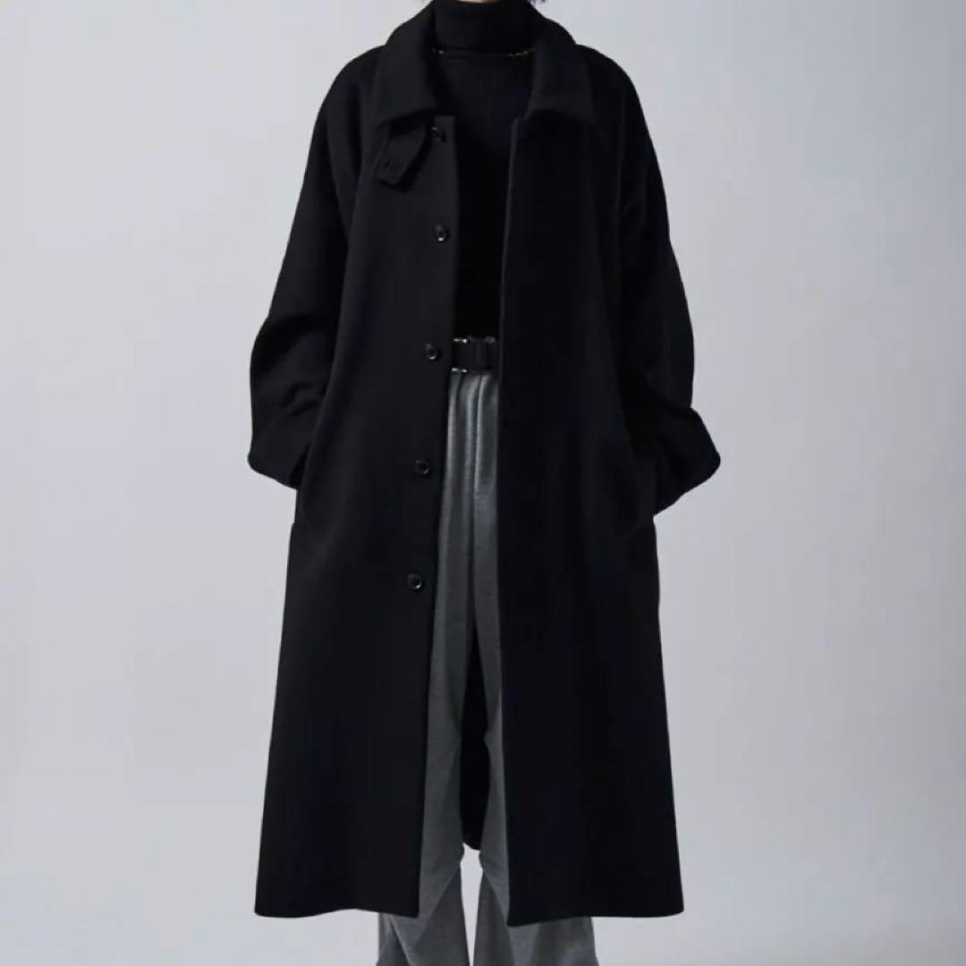 Lui's(ルイス)25AW ビーバーメルトンボリュームロングコート Mサイズ