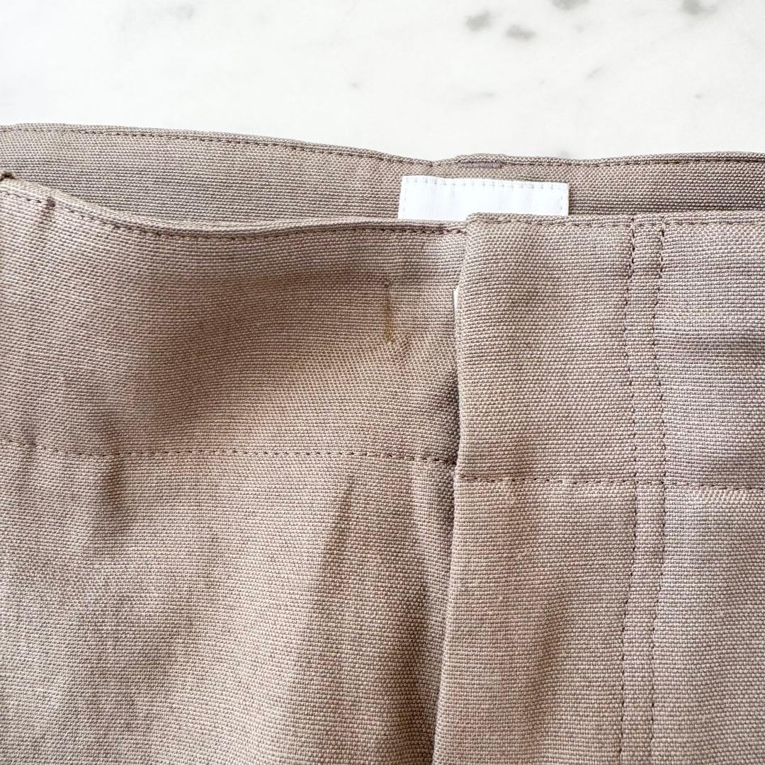 【美品】Spick&Span スピックアンドスパン パンツスーツ ノーカラー