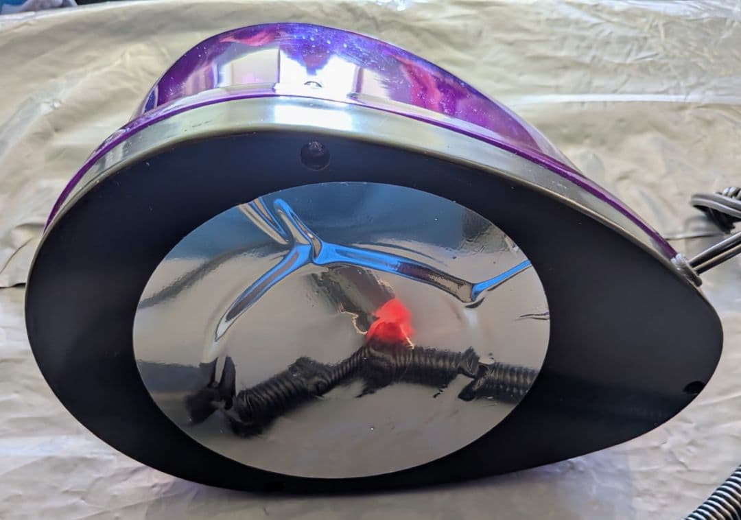 12Vスイッチ付き電球タイプ回転灯紫　サイコロ　星マーカー　ドクロつり革　他