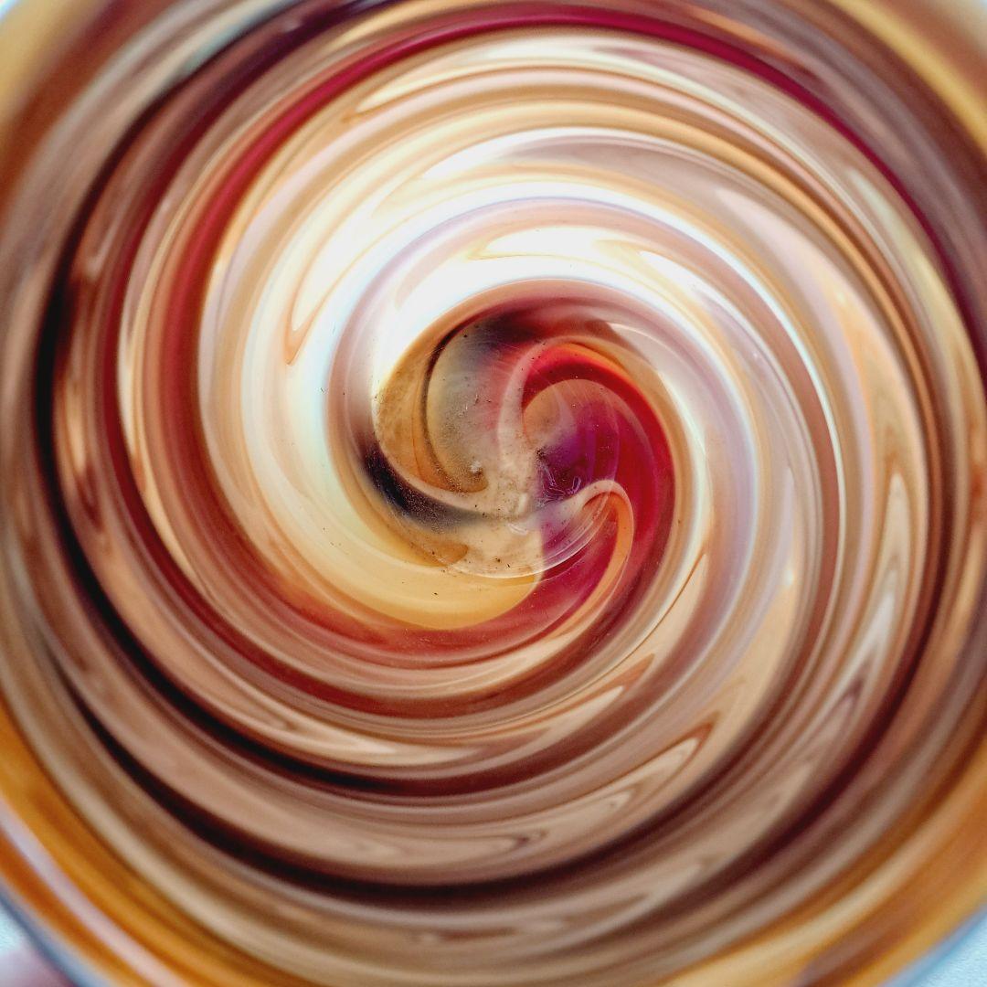 マルティグラス★マーブル模様★フラワーベース★花瓶★ヴィンテージ