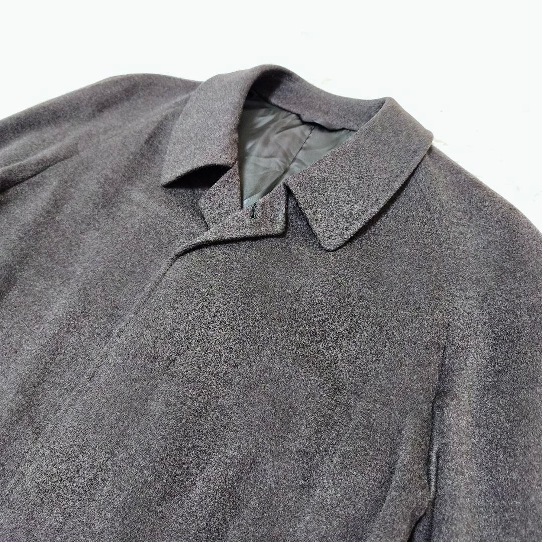 【未使用級】PIACENZA カシミヤ100% ステンカラーコート 4L