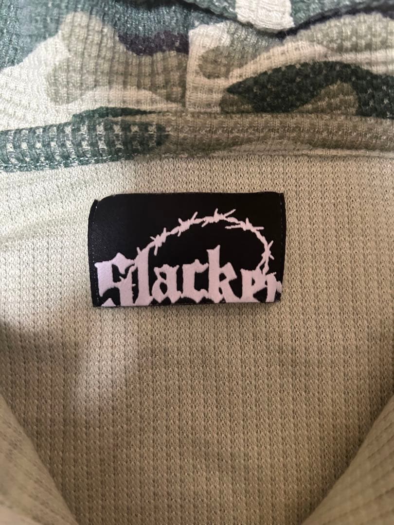 slacker 迷彩ジップフーディー