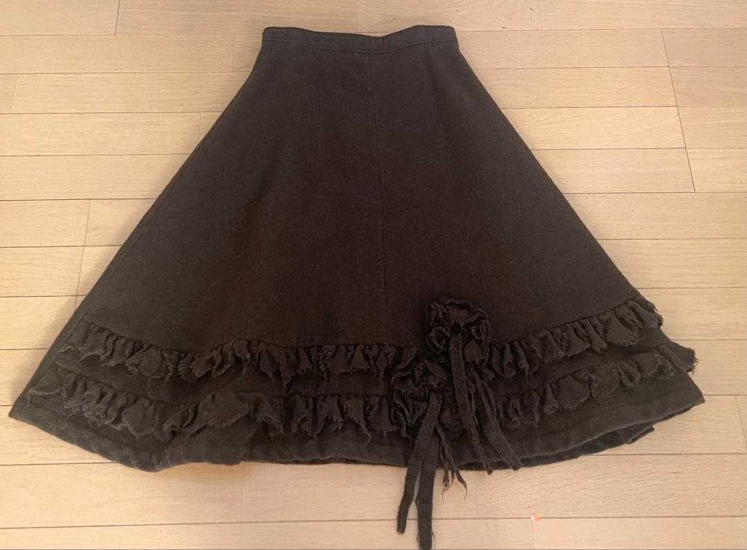 トリココムデギャルソン ☆カーキフレアスカートS