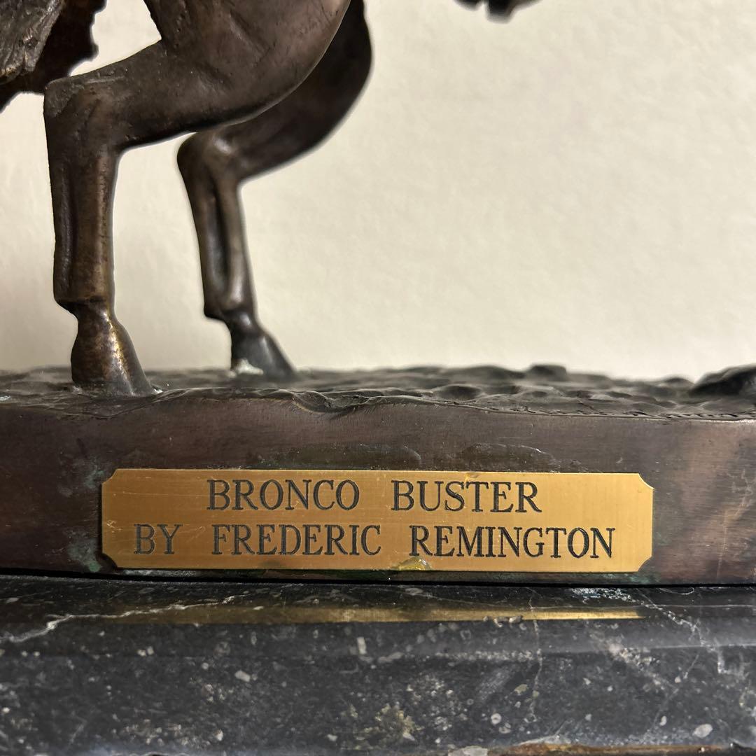 BRONCO BUSTER アンティークブロンズ像