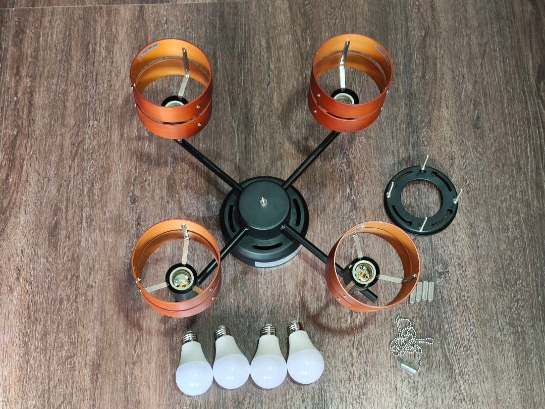 天井照明 スポットライト 4灯式 スマートライト4個付き