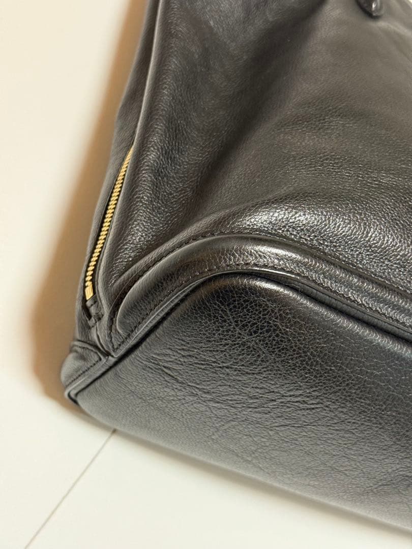 アレキサンダーマックイーン リアルレザー トートバッグ ブラック