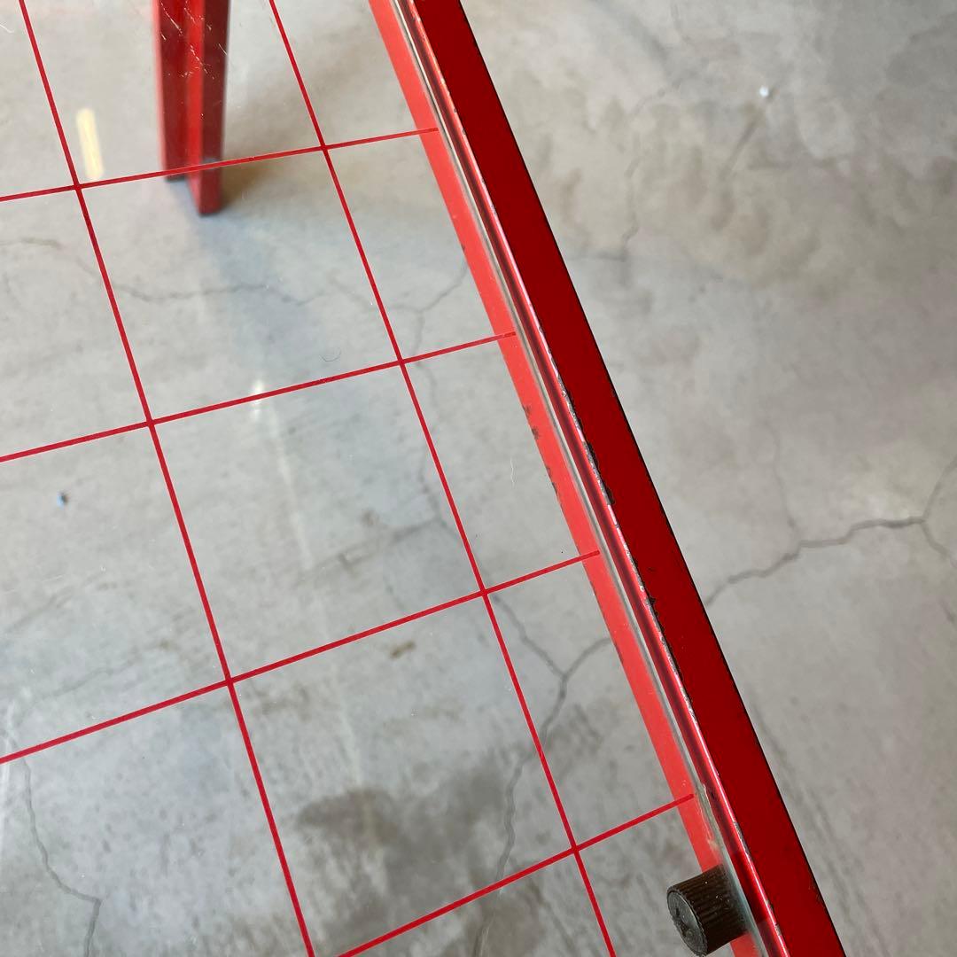 ガラステーブル　ミッドセンチュリー　80's 昭和レトロ