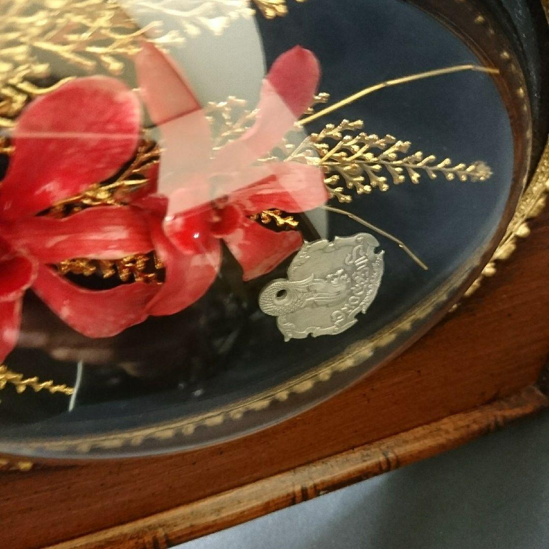 本物の花フレーム入り リーフ インテリア 壁掛け 24K GOLD　◯◯