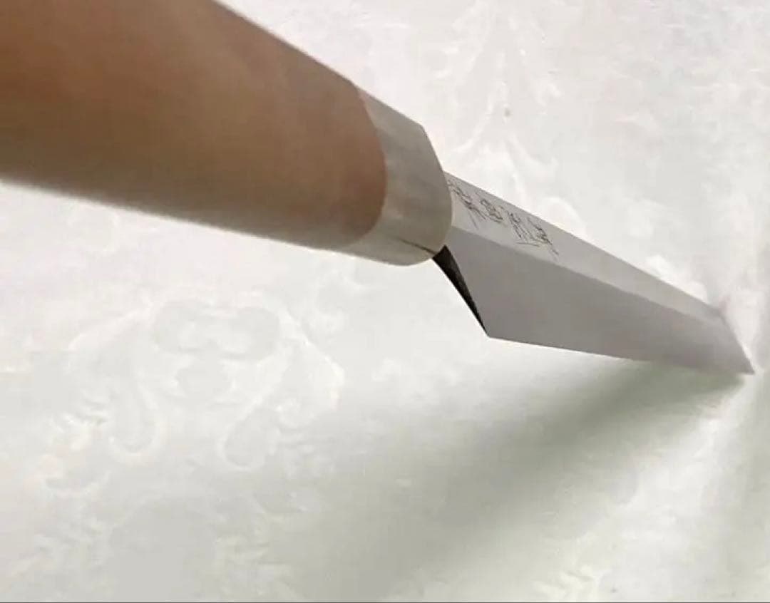 水野鍛錬所 刺身 源昭忠 新品未使用 本焼　蛸引 1尺30cm朴柄(水牛角口輪)