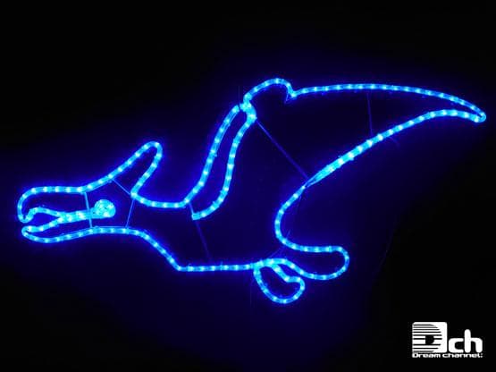 ケツァルコアトルス 恐竜 イルミネーション モチーフ ライト 屋外使用可能